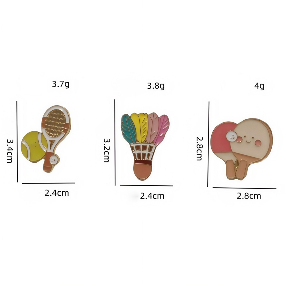 Broches de aleación de Zinc, e - Table Tennis From reseña y precio