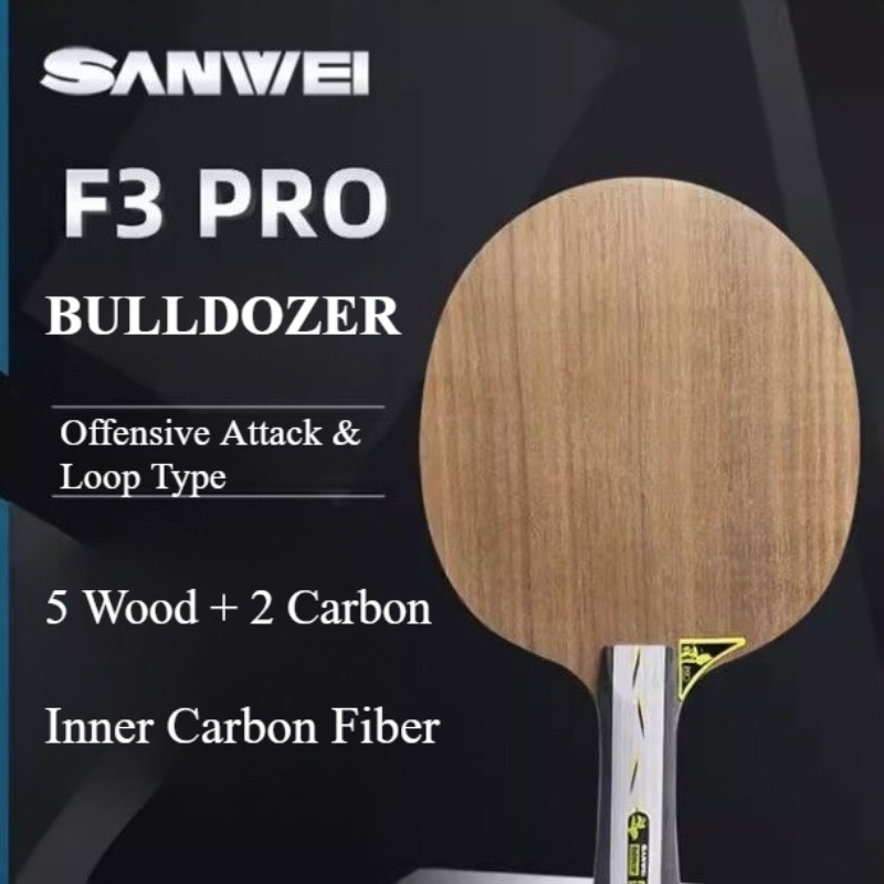 SANWEI F3 PRO BULLDOZER Pala d - Table Tennis Pro reseña y precio