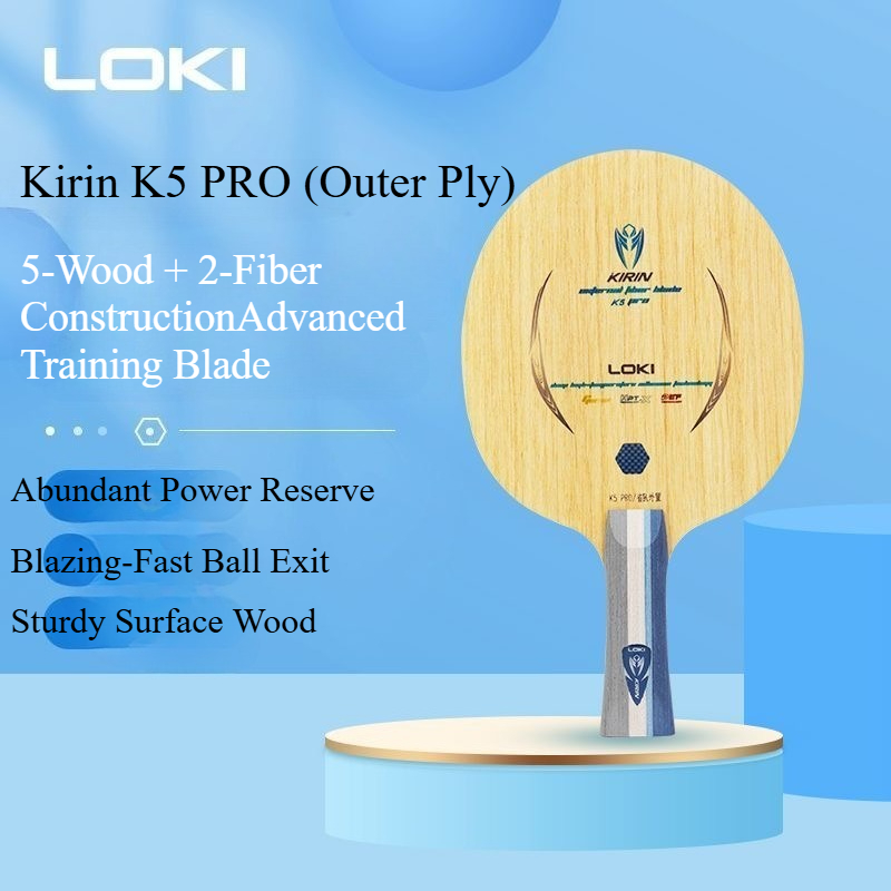 LOKI Kirin K5 PRO hoja de teni - Table Tennis Pro reseña y precio