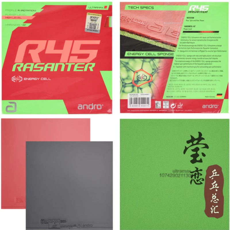 Goma de Tenis de Mesa Andro Ra - Table Tennis For Sale reseña y precio