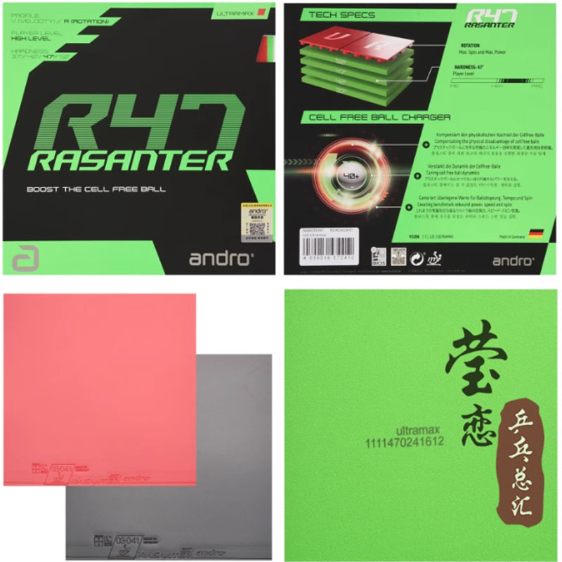 Goma de Tenis de Mesa Andro Ra - Table Tennis For Sale reseña y precio