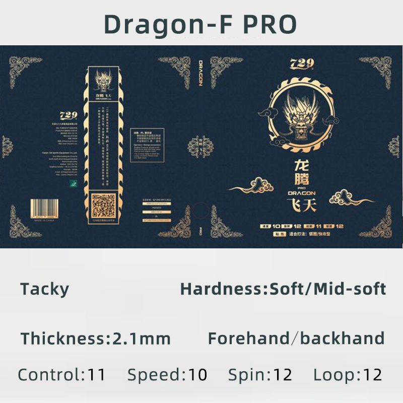 Amistad 729 Dragon F PRO L ten - Table Tennis Pro reseña y precio