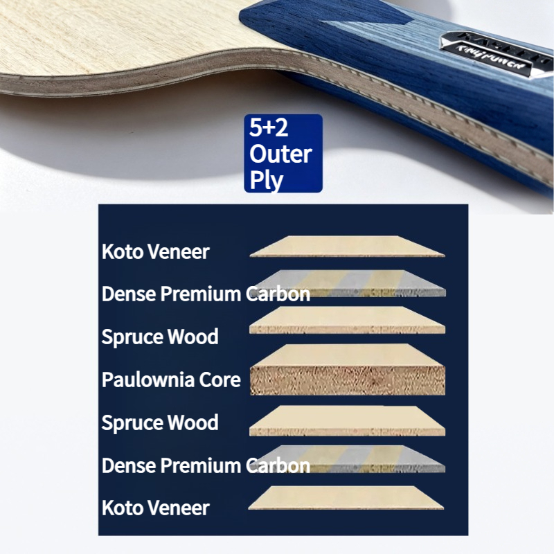 KASEED S211 King Power, Pala d - Table Tennis Is Played With A reseña y precio