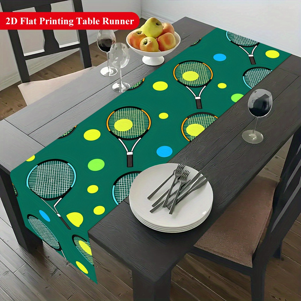 Camino de mesa con diseño de p - Table Tennis Live reseña y precio